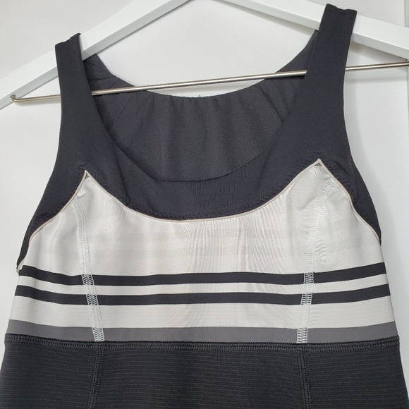 Lululemon Black White Stripes Tame Me Tank - Picture 2 of 5